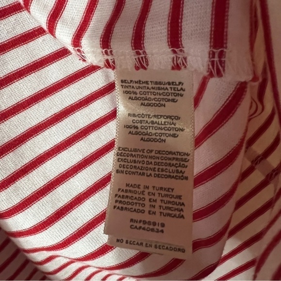 Marc Jacobs | NWT Striped T-Shirt Dress Crewneck Ringer Tee Mini Dress Size M/L - Picture 10 of 10